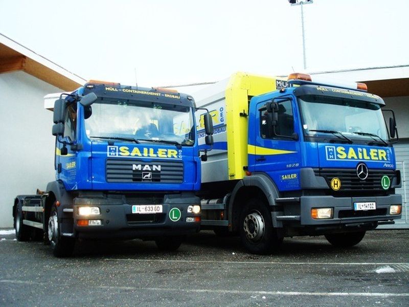 LKW der Firma M. u. H. Sailer OG in Zirl